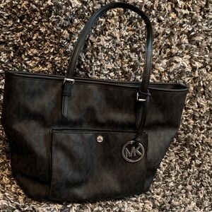 Michael Kors Black Women's Tote Bag
